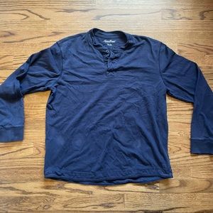 Eddie Bauer Heritage Henley Shirt L